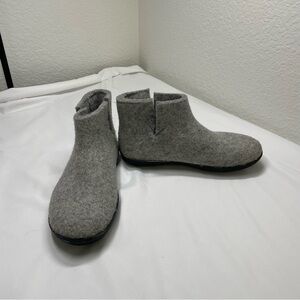 Glerups Wool Ankle Slippers – Gray | EU 40 (Women’s 9–9.5)